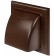 Exhaust vent cover - brown