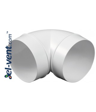 Duct elbow EKO100-23/90, Ø100 mm, 90° Duct elbow EKO100-23/90, Ø100 mm, 90°