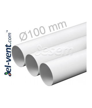 Пластиковые круглые воздуховоды EKO 100 мм