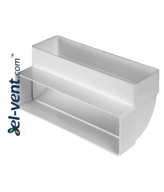 Alkūnė vertikali EKO204-25, 60x204 mm, 90° Alkūnė vertikali EKO204-25, 60x204 mm, 90°