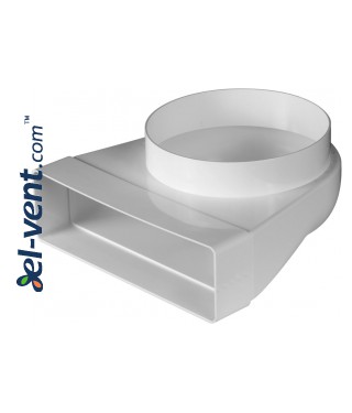 Alkūnė EKO204-23/150, Ø150 mm, 60x204 mm, 90° Alkūnė EKO204-23/150, Ø150 mm, 60x204 mm, 90°