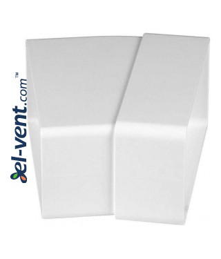 Alkūnė horizontali EKO55-24/15, 55x110 mm, 15° Alkūnė horizontali EKO55-24/15, 55x110 mm, 15°