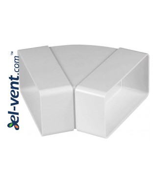 Alkūnė horizontali EKO55-24/45, 55x110 mm, 45° Alkūnė horizontali EKO55-24/45, 55x110 mm, 45°