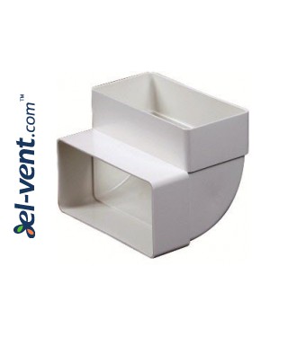 Alkūnė vertikali EKO75-25, 75x150 mm, 90° Alkūnė vertikali EKO75-25, 75x150 mm, 90°