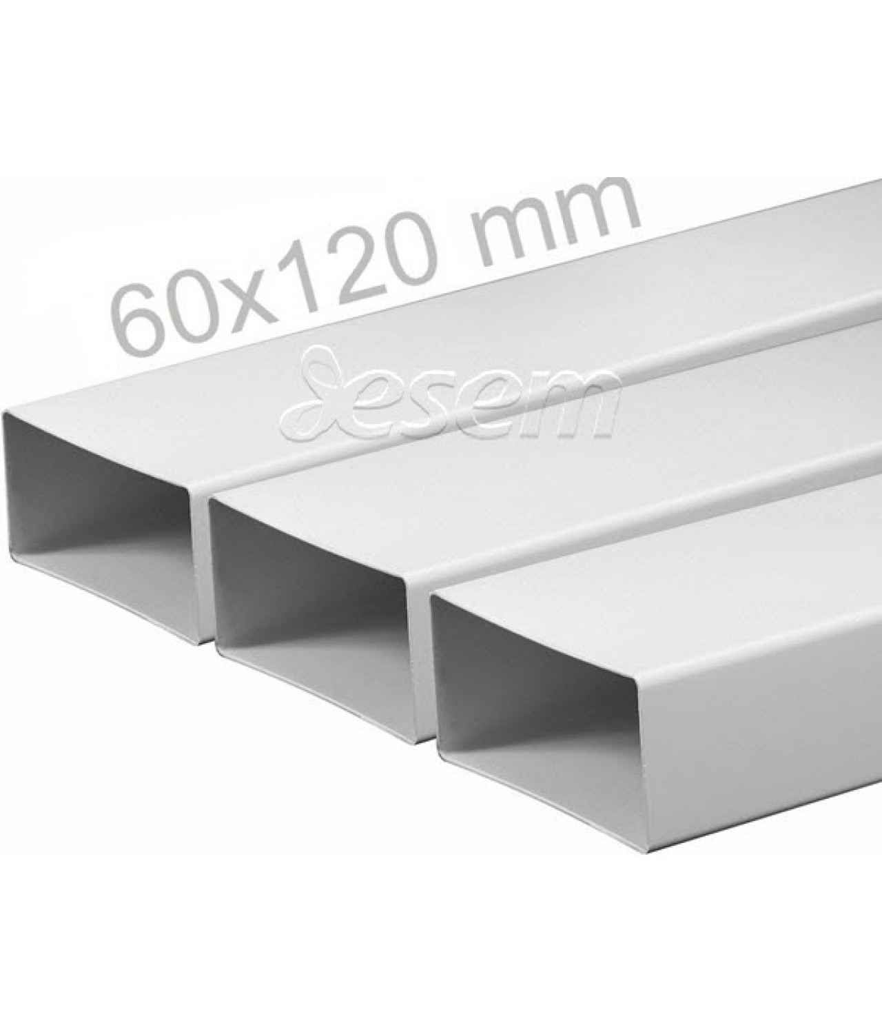 Plastic flat ducts EKO-P 55x110 mm
