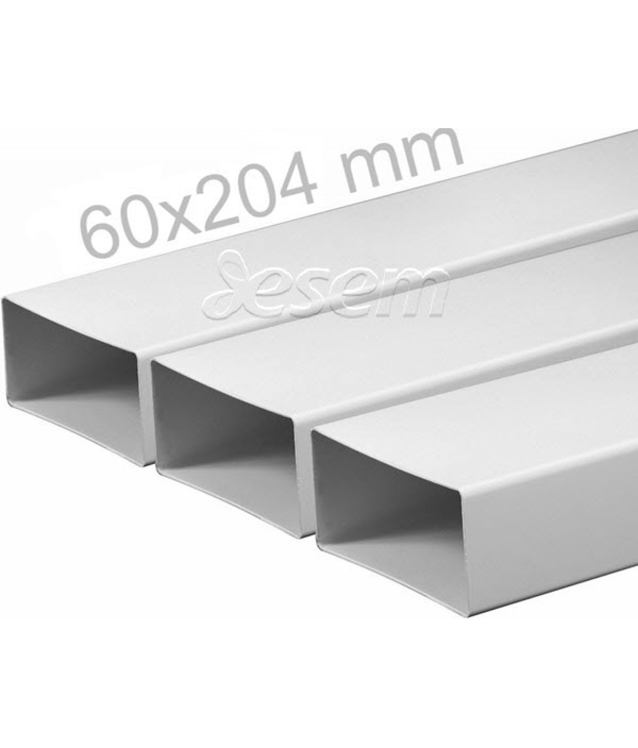 Plastikiniai stačiakampiai ortakiai EKO-P 55x110 mm