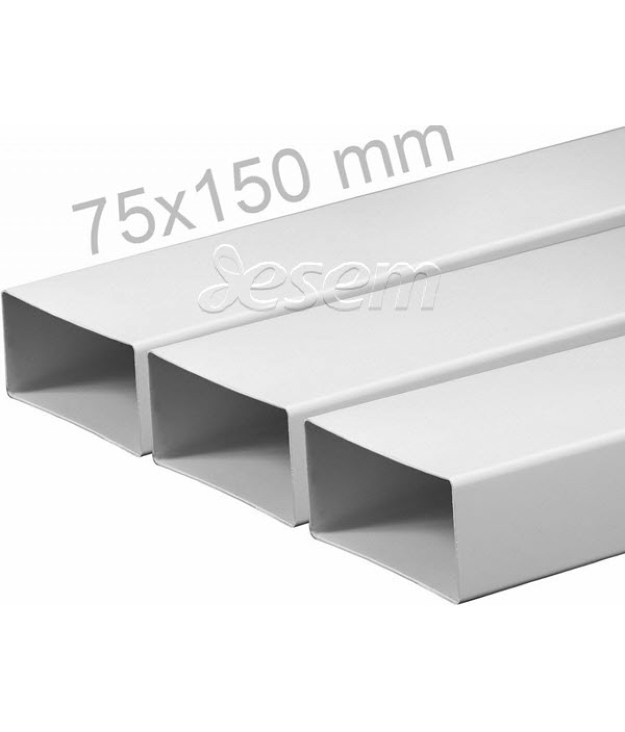 Plastikiniai stačiakampiai ortakiai EKO-P 55x110 mm