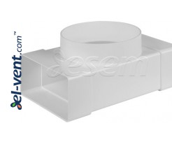 T-piece for plastic duct EKO-P-26-D