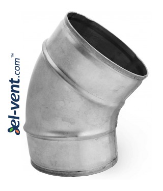 Elbow A100/45, Ø100 mm, 45° Elbow A100/45, Ø100 mm, 45°