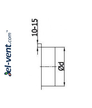 Duct adapters PA - drawing