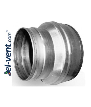 Pipe reducer ER125/100, Ø125-100 mm Pipe reducer ER125/100, Ø125-100 mm