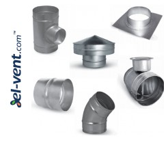 Accessories for round ducts