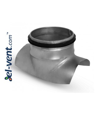 Pipe saddle tap EBAG125/080, Ø125-080 mm Pipe saddle tap EBAG125/080, Ø125-080 mm