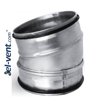 Elbow EAG125/15, Ø125 mm, 15° Elbow EAG125/15, Ø125 mm, 15°