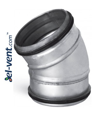 Elbow EAG080/30, Ø80 mm, 30° Elbow EAG080/30, Ø80 mm, 30°