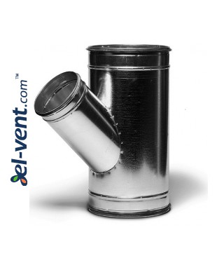 Tee with 45° outlet TAG200/45, Ø200 mm Tee with 45° outlet TAG200/45, Ø200 mm