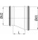 Asymmetric reducers for ducts ARG - drawing