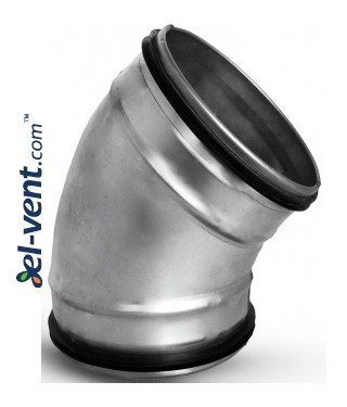 Elbow EAG100/45, Ø100 mm, 45° Elbow EAG100/45, Ø100 mm, 45°