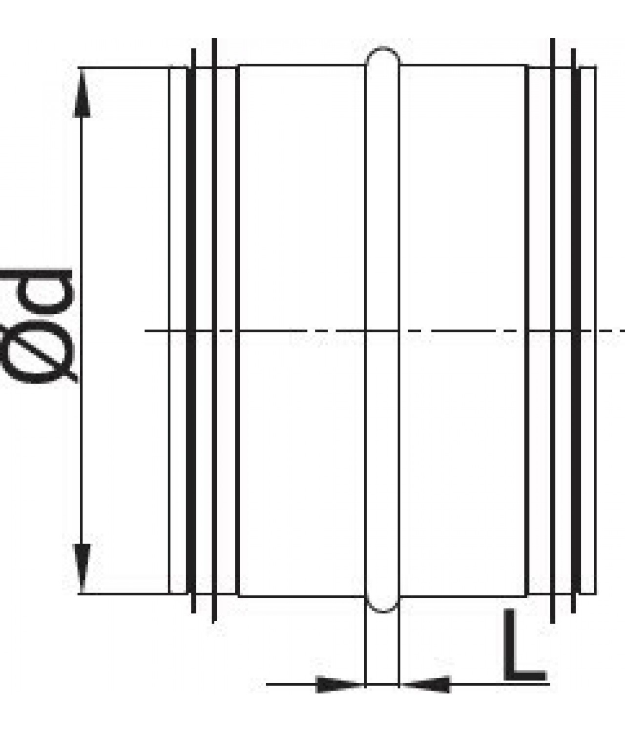 Duct connectors MOG - drawing