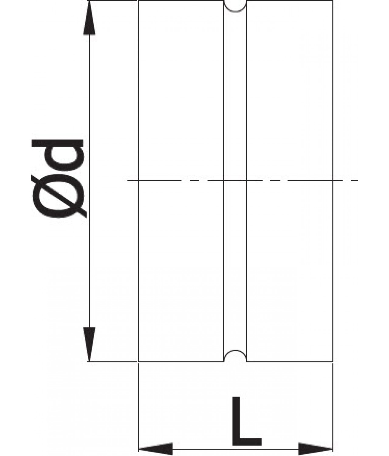 External duct connectors MOI - drawing