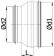 Symmetrical reducers for ducts RG - drawing