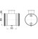 Airtight dampers for ductwork RSKH - drawing