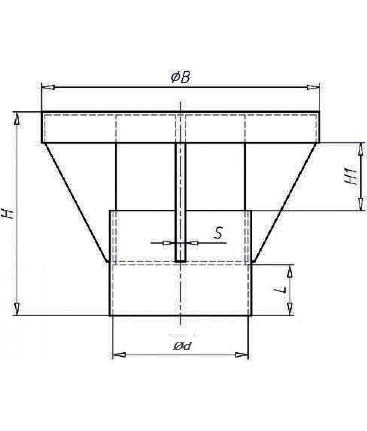 Ventilation caps POK - drawing