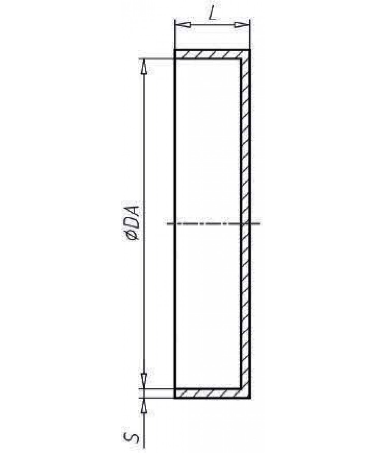 End caps for plastic ducts POA - drawing