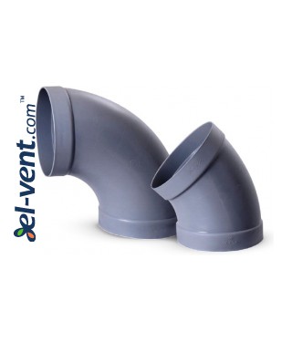 90° plastic ducts elbows PO90