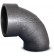 Expanded polypropylene 90° elbow with coupling EPP90
