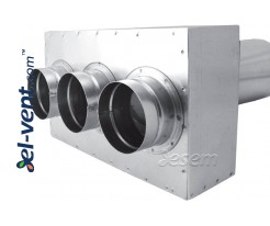 Air distribution box for rigid duct system OSC63