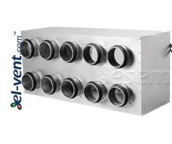 Air distributors for semi-rigid vent system OSG90