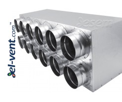 Air distributors for semi-rigid vent system OSG63