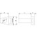 Air distribution box 132x52 mm OSPB1 drawing