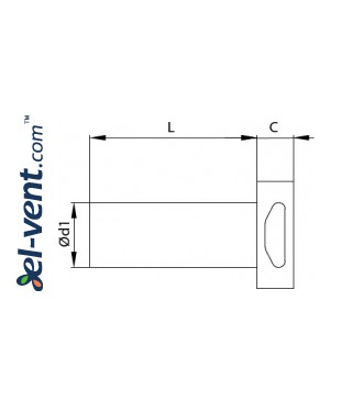 Air distributor for HDPE system Type PC - drawing Air distributor for HDPE system Type PC - drawing