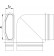 Колено горизонтальное для HDPE воздуховодов MOH90/132/52 132x52 мм - чертеж