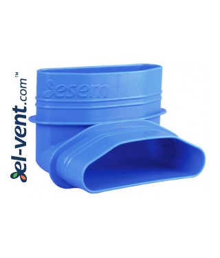 Vertical elbow for HDPE ducts MOV90/132/52 132x52 mm