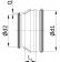 Insulated reducers IRG - drawing