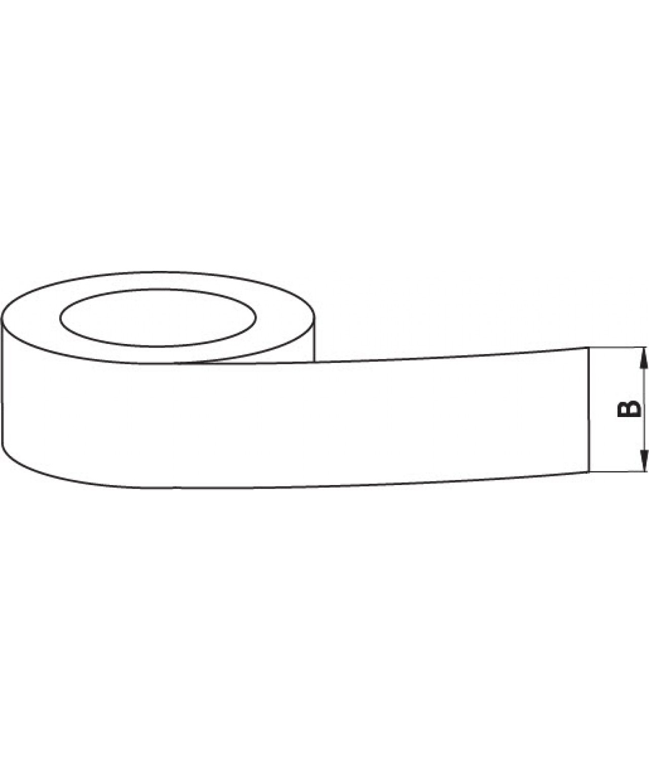 Adhesive insulation tape for joints ARM50/15/3, 15 m - drawing