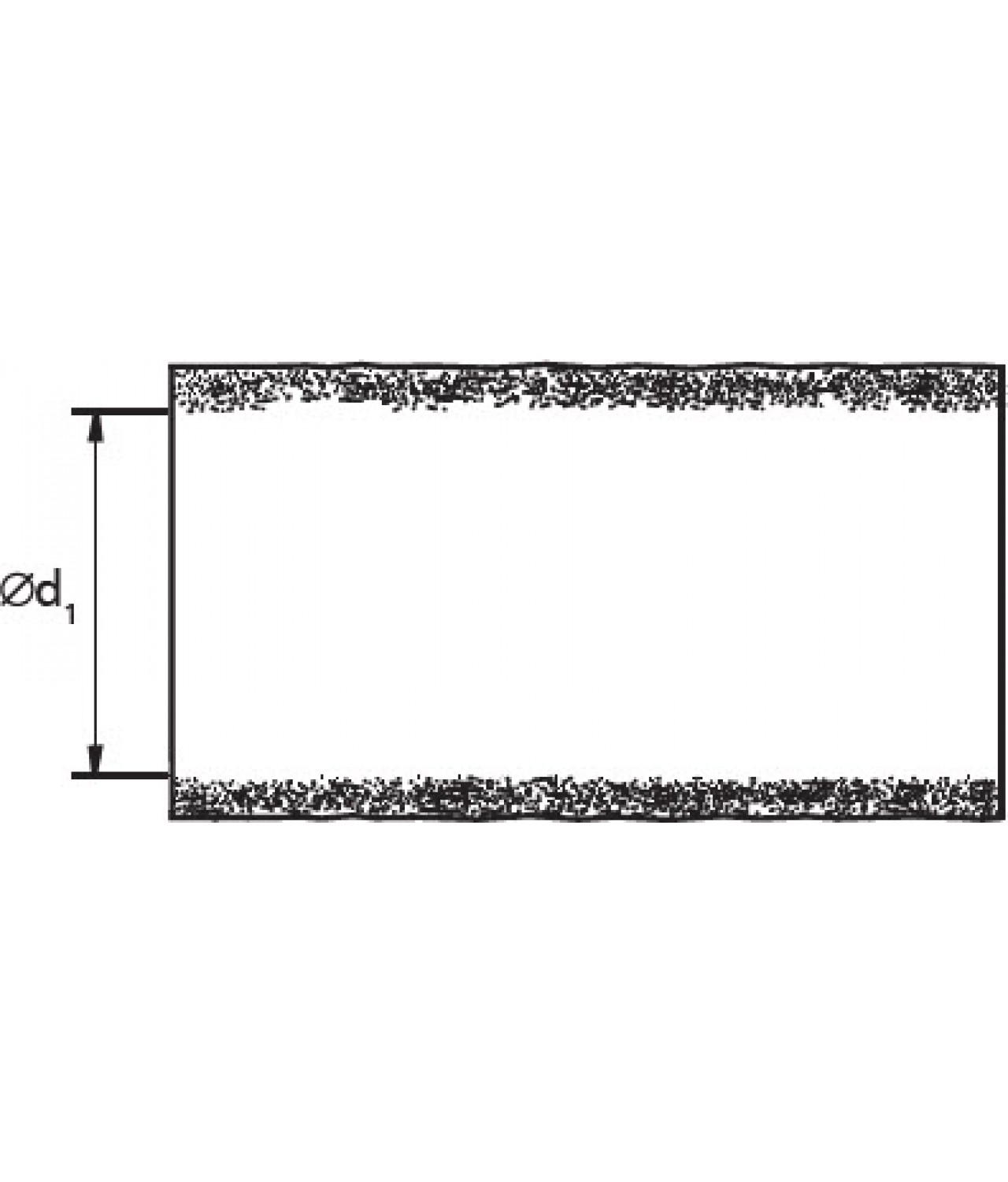 Ortakių antikondensacinė termoizoliacija ISO50/160/10, 50 mm Ø160 mm, L=10 m - brėžinys