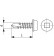 Steel self-drilling screws WGO13/4.2IB (1000 pcs.) - drawing