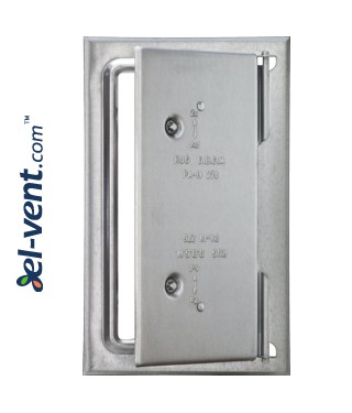 Insulated chimney access doors from inox 185x300 mm RDN185/300 Insulated chimney access doors from inox 185x300 mm RDN185/300