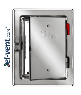 Insulated chimney access doors from inox 140x205 mm RDN140/205 Insulated chimney access doors from inox 140x205 mm RDN140/205