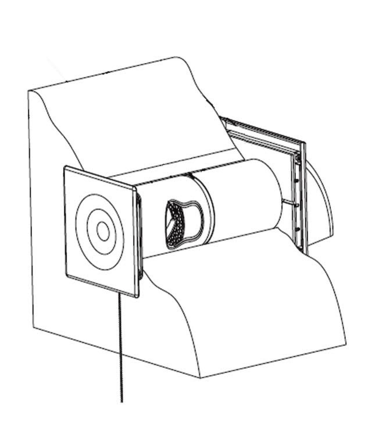 Drawing EHRV100P, Ø100 mm Drawing EHRV100P, Ø100 mm