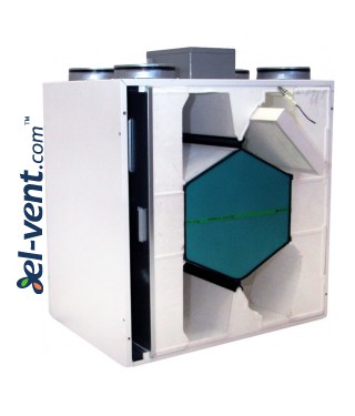 Heat and energy recovery unit opened MinistAir-W-450WiFi Heat and energy recovery unit opened MinistAir-W-450WiFi