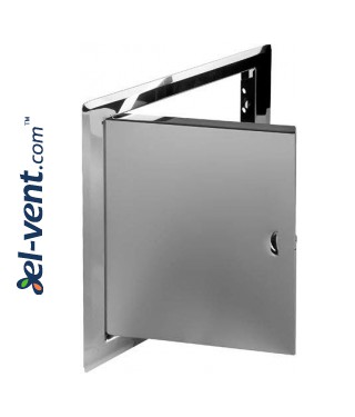 Stainless steel access panel 250x350 mm DMN64 - image Stainless steel access panel 250x350 mm DMN64 - image
