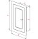 Дверцы ревизионные для камина DMW81AN, 140x140 мм - чертеж