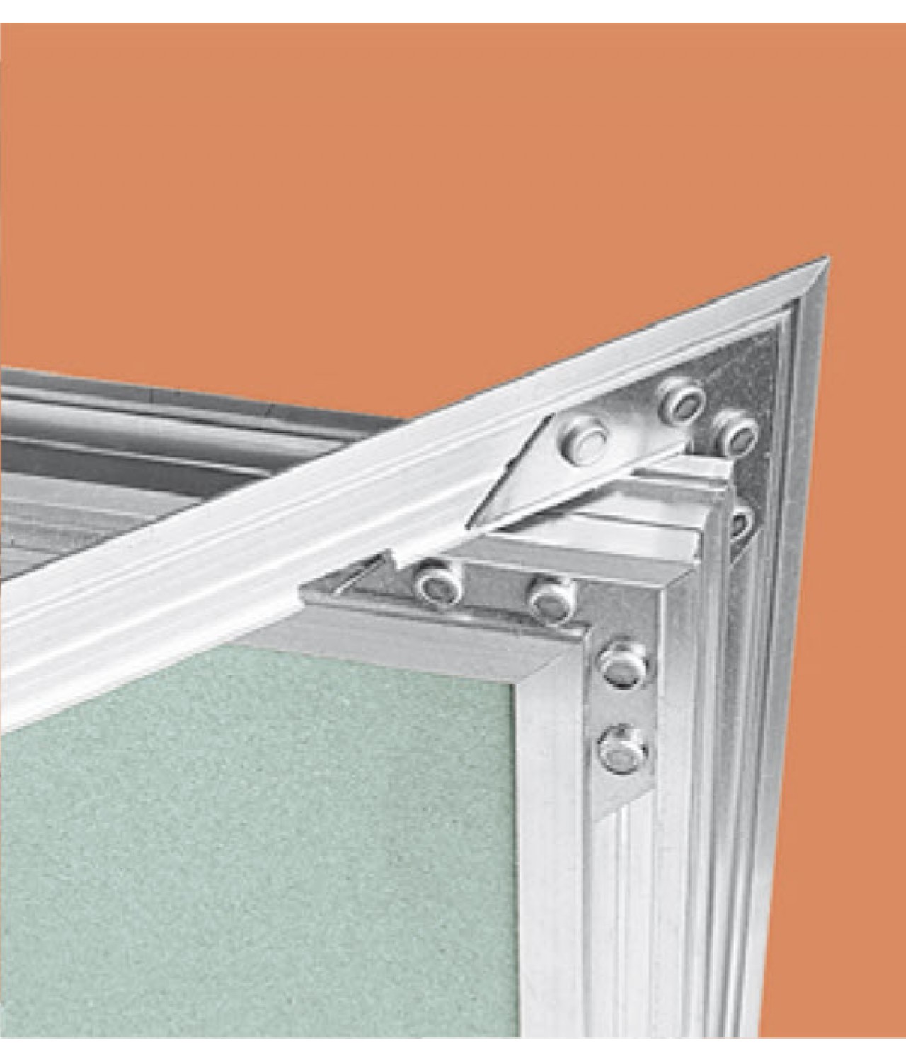 Drywall access panels AluKral STANDARD-25 - opening mechanism