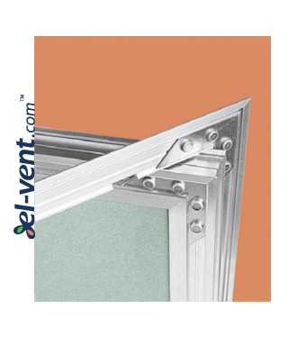 Drywall access panels AluKral STANDARD-25 - opening mechanism