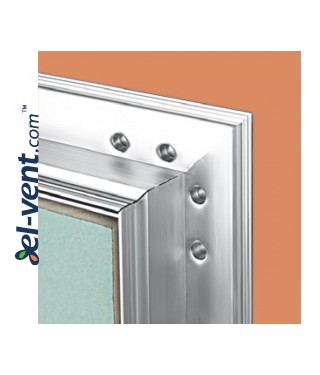 Drywall access panels AluKral STANDARD-25 - 25 mm recessed aluminium frame